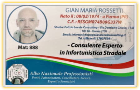 Consulente Esperto in Infortunistica Stradale